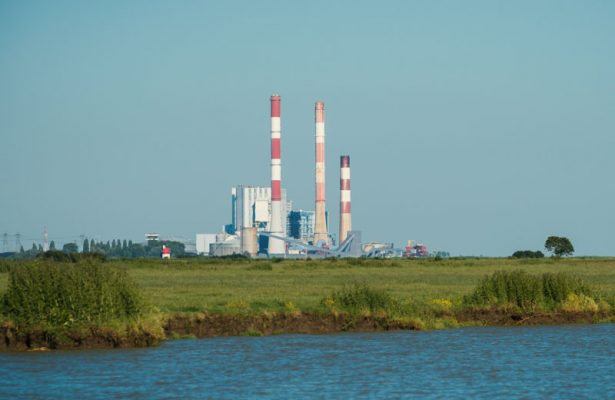 Centrale EDF de Cordemais estuaire de la Loire