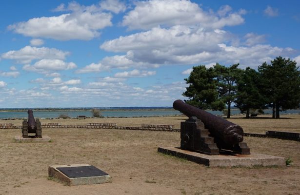 Canons du Juste à Paimboeuf sur l'estuaire de la Loire