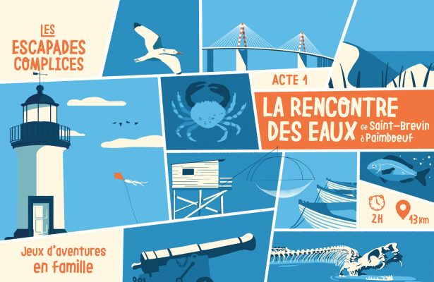 Couverture les escapades complices, la rencontre des eaux