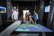 famille active le dispositif interactif espace découvrir Terre d'estuaire